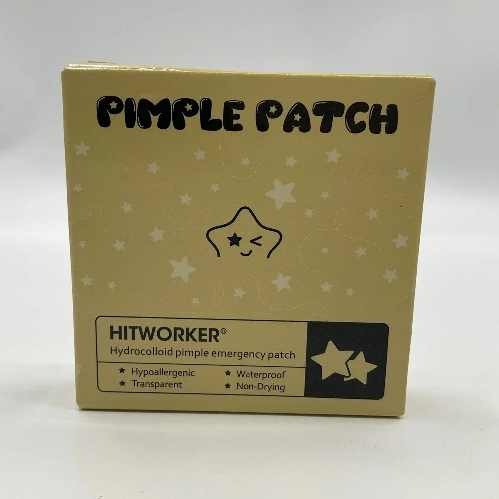 Acne Stickers Star Hydrocolloid Blemish Patches 60 Mirror Compact Refillable